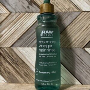 Raw Sugar Rosemary Vinegar Hair Rinse Shampoo Alternative 6 fl. oz
